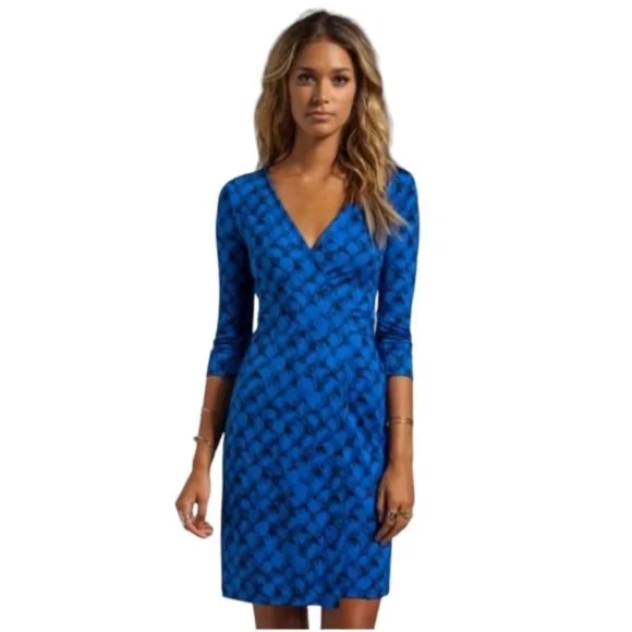 Diane Von Furstenberg | Dresses | Dvf New Julian Two Silk Jersey Wrap Dress  Size | Poshmark